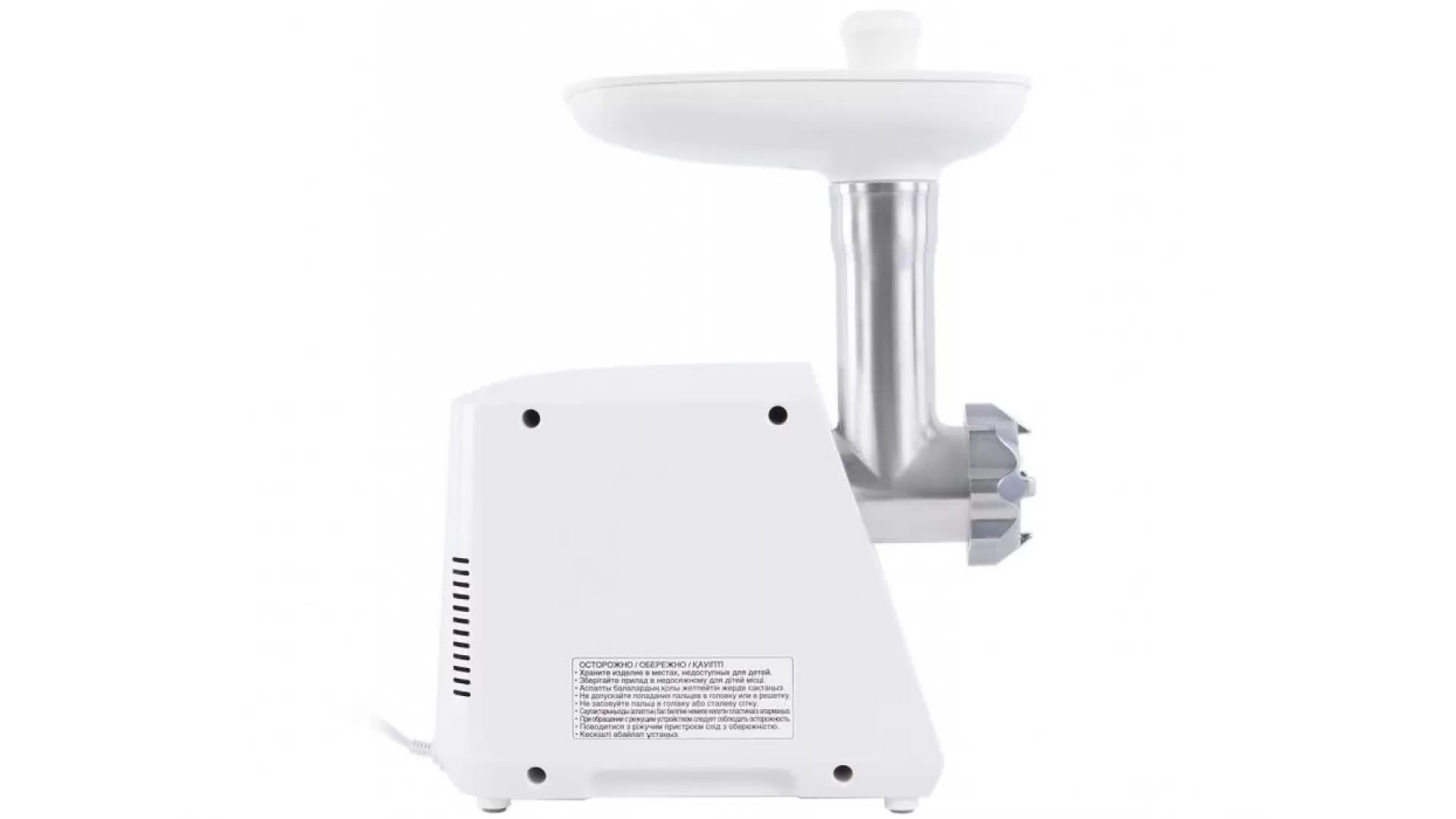 Tocator de carne Panasonic MK-MG1000WTQ, 0.8 kg/min, Alb photo 7