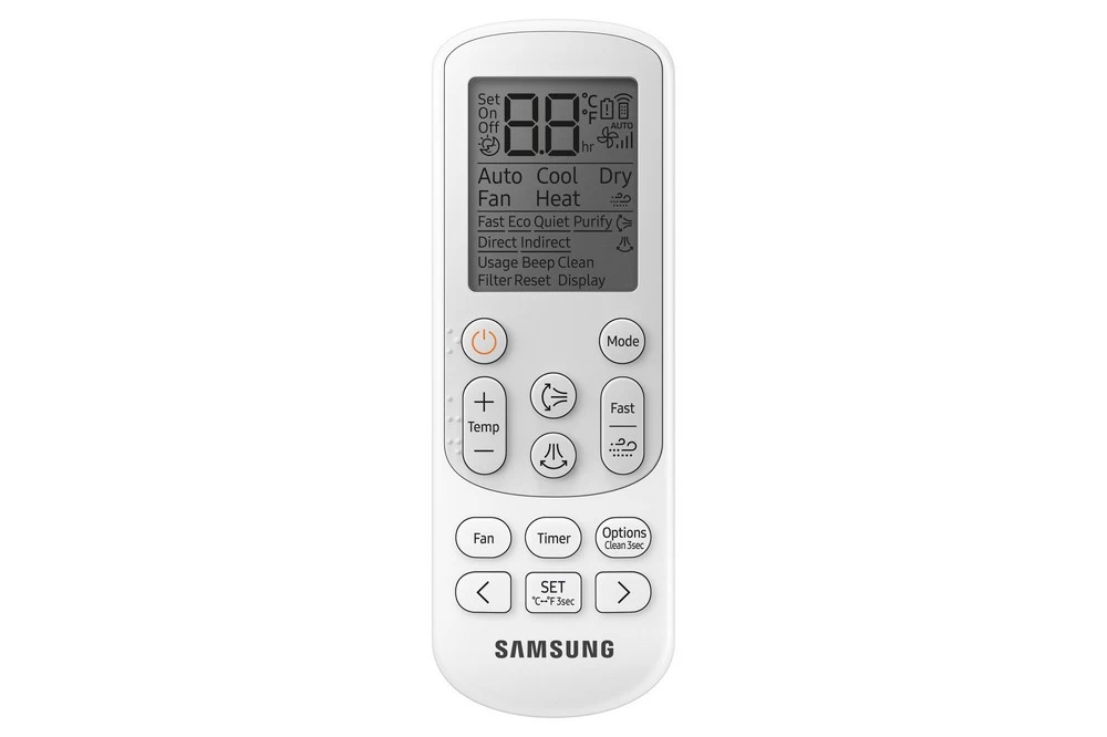 Кондиционер Samsung AR24BXFAMWKNUA 24000 BTU / 70 м2 / Инверторный / Wi-Fi R32 / A++ photo 7