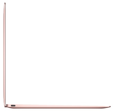 Laptop Apple Ultrabook Macbook MacBook 12" Retina MMGL2RU/A ROSE GOLD 12” / 8 GB / 256 GB / Core M3 / HD Graphics 515 / Auriu si roz photo 5