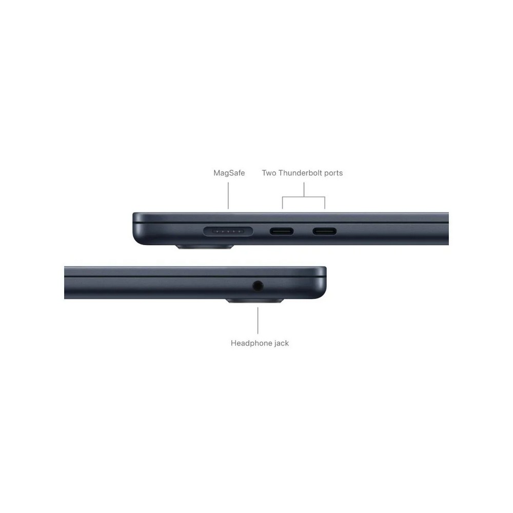 Ноутбук Apple Ультрабук MacBook Air 15.3 2024 15.3” / 8 ГБ / 256 ГБ / M3 / M3 / Black photo 7