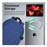 Rucsac pt. laptop Promate Birger 15.6" Blue thumbnav 6