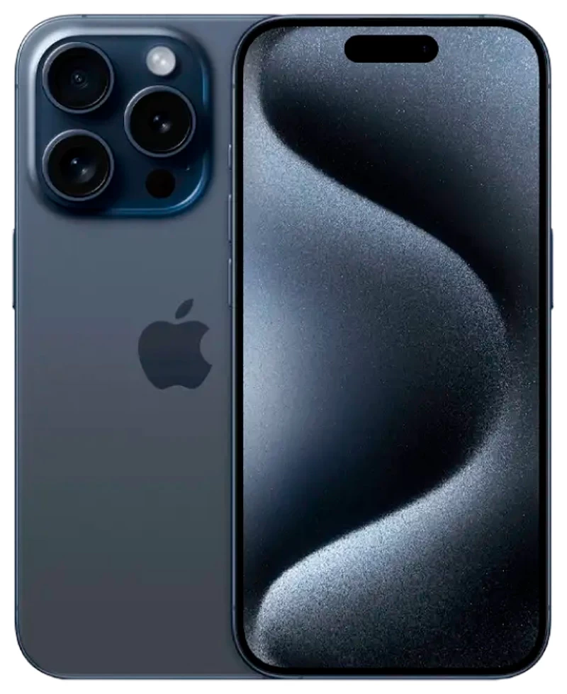 Смартфон Apple iPhone 15 Pro / 6.1'' / 8 ГБ / 128 ГБ / Blue Titanium photo 1