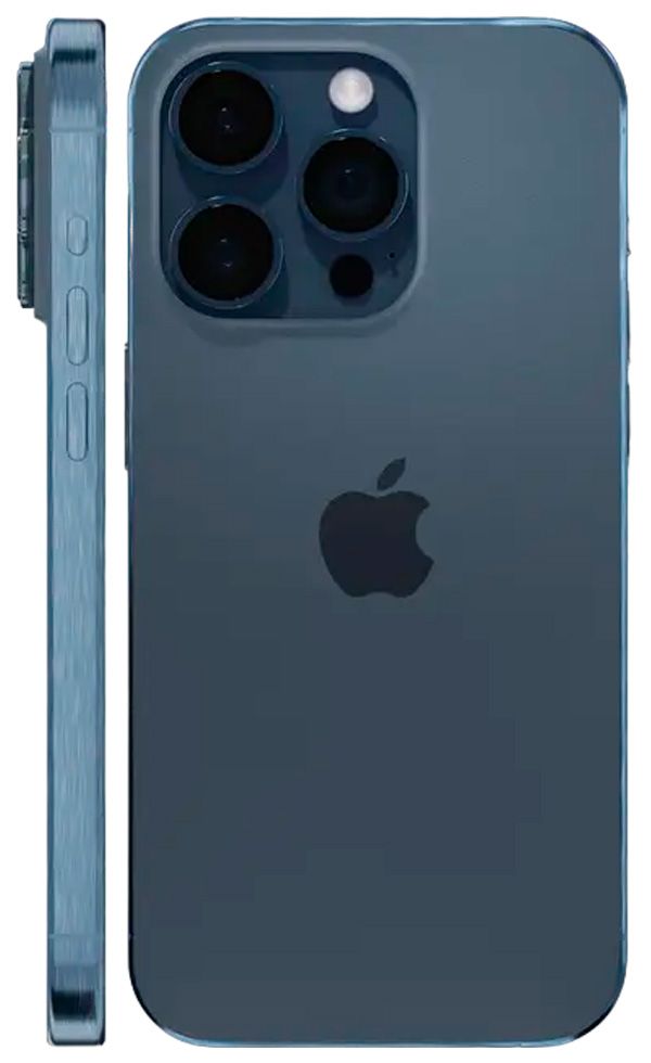 Смартфон Apple iPhone 15 Pro / 6.1'' / 8 ГБ / 128 ГБ / Blue Titanium photo 3