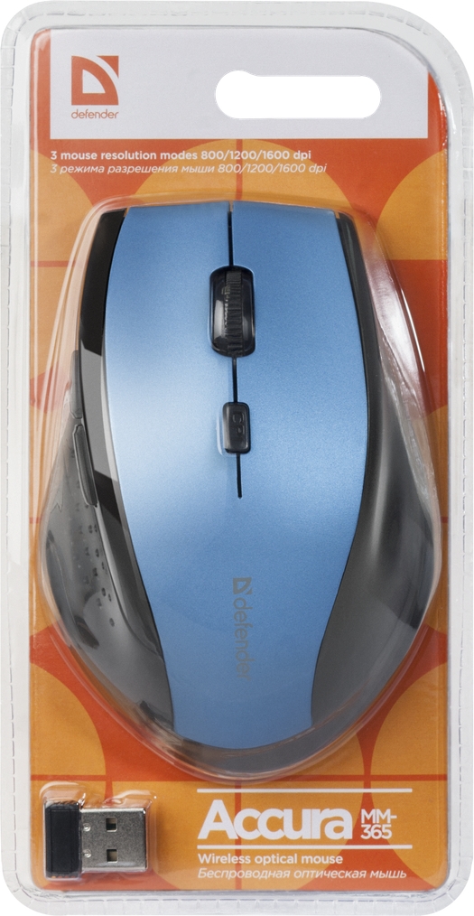 Беспроводная мышь Defender MM365blue Другие цвета / / Другие цвета photo 4