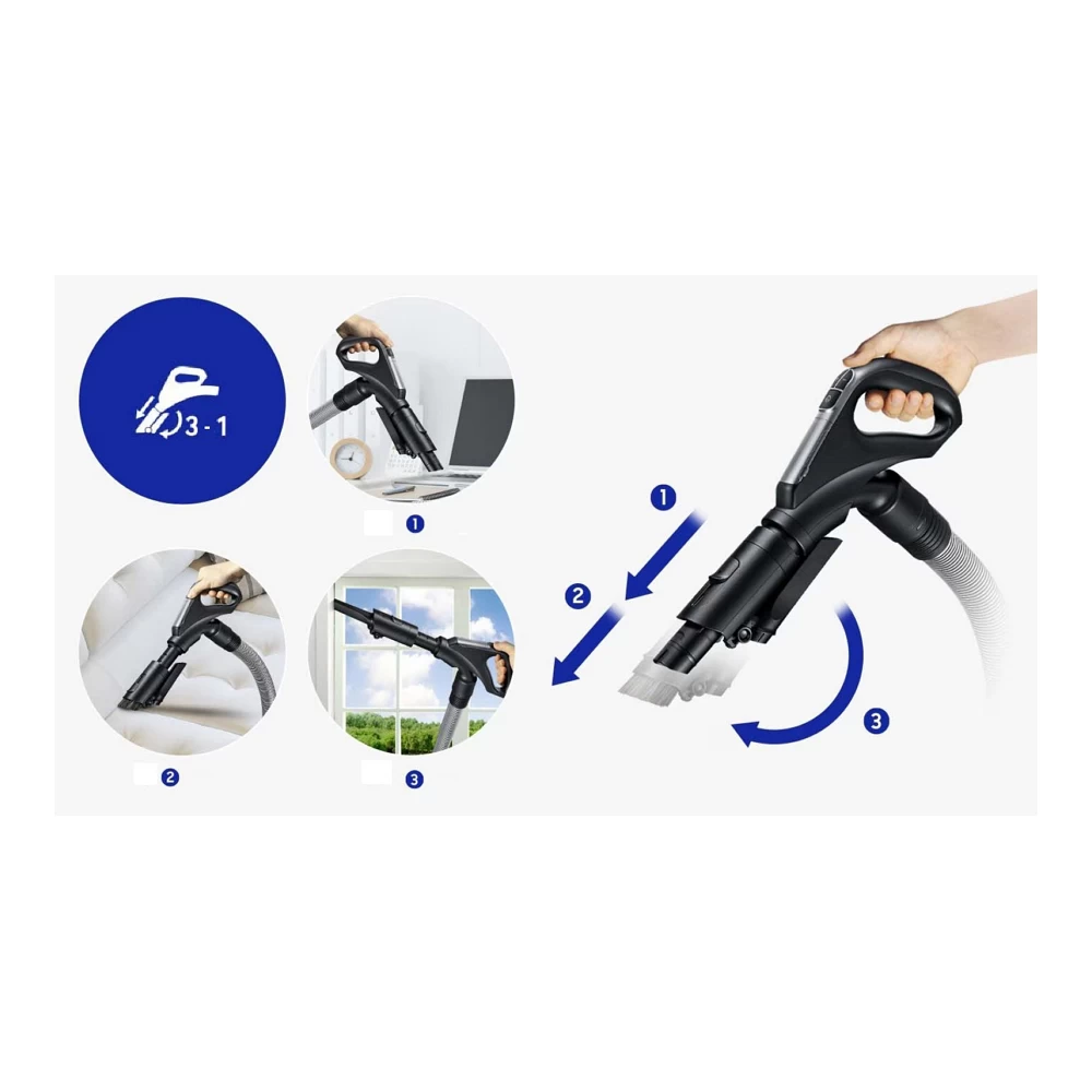 Aspirator cu container Samsung VC05K71F0HB-UK / 550W / Albastru photo 5