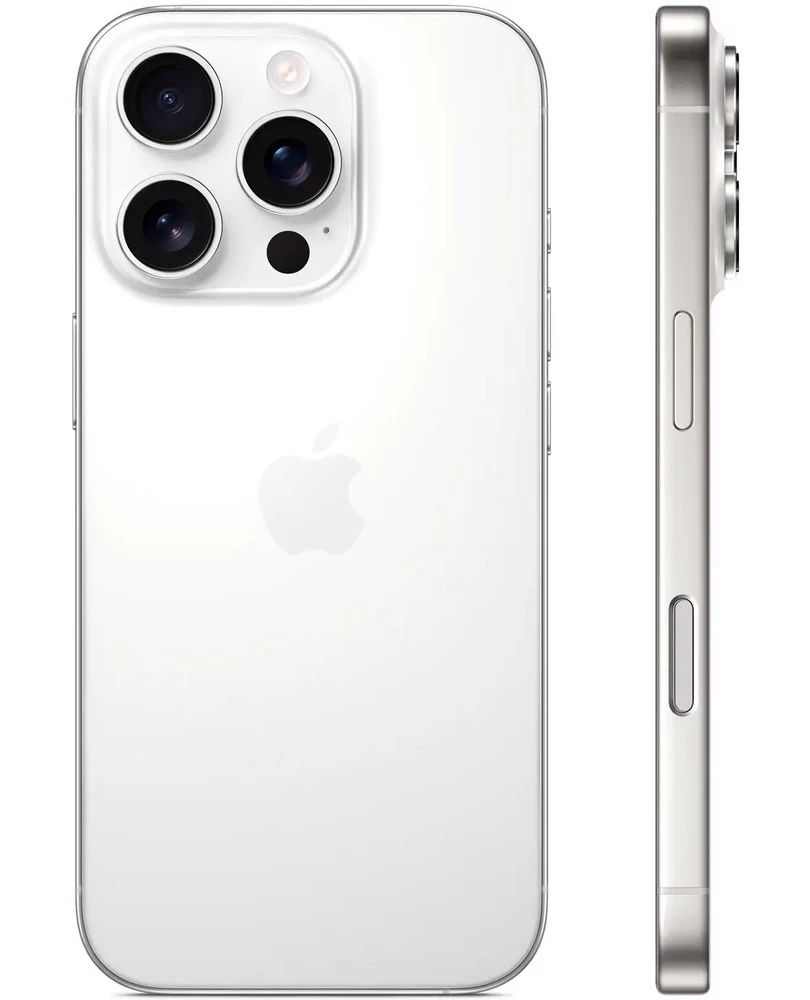 Смартфон Apple iPhone 16 Pro / 6.3'' / 8 ГБ / 256 ГБ / White Titanium photo 2