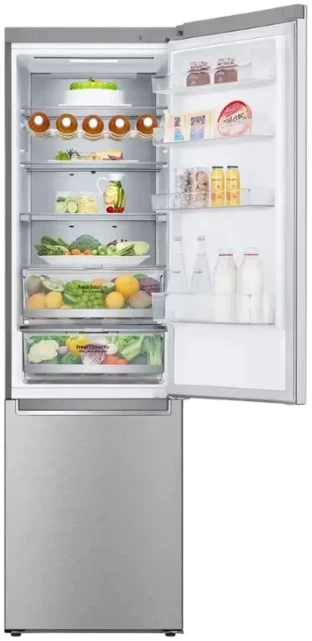 Frigider cu doua usi LG GWB509SAUM / 384 l / 203 cm / F / Gri photo 2