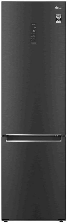 Frigider cu doua usi LG GWB509SBUM / 364 l / 203 cm / E / Negru photo 1