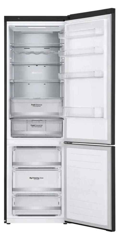 Frigider cu doua usi LG GWB509SBUM / 364 l / 203 cm / E / Negru photo 2