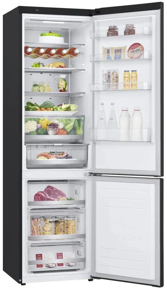 Frigider cu doua usi LG GWB509SBUM / 364 l / 203 cm / E / Negru photo 8