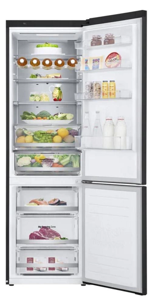 Frigider cu doua usi LG GWB509SBUM / 364 l / 203 cm / E / Negru photo 9