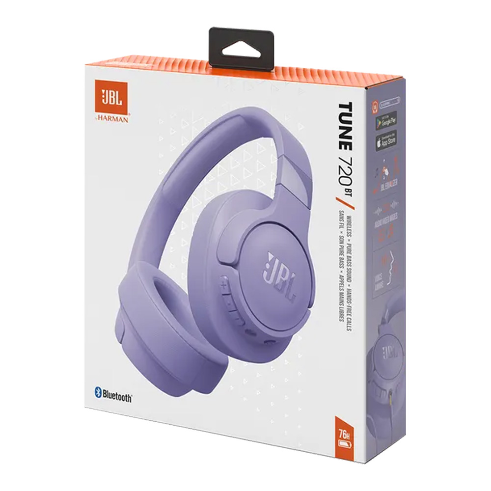 Căști JBL T720BT Purple Fara fir / Home and Office / Purple photo 10