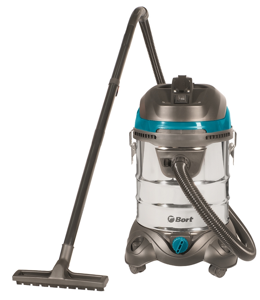 Пылесос строительный Bort BSS1425PowerPlus, 1400 Вт, 80 дБ, синий/голубой photo 10