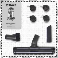 Aspirator constructii Bort BSS1425PowerPlus, 1400 W, 80 dB, Albastru thumbnav 2