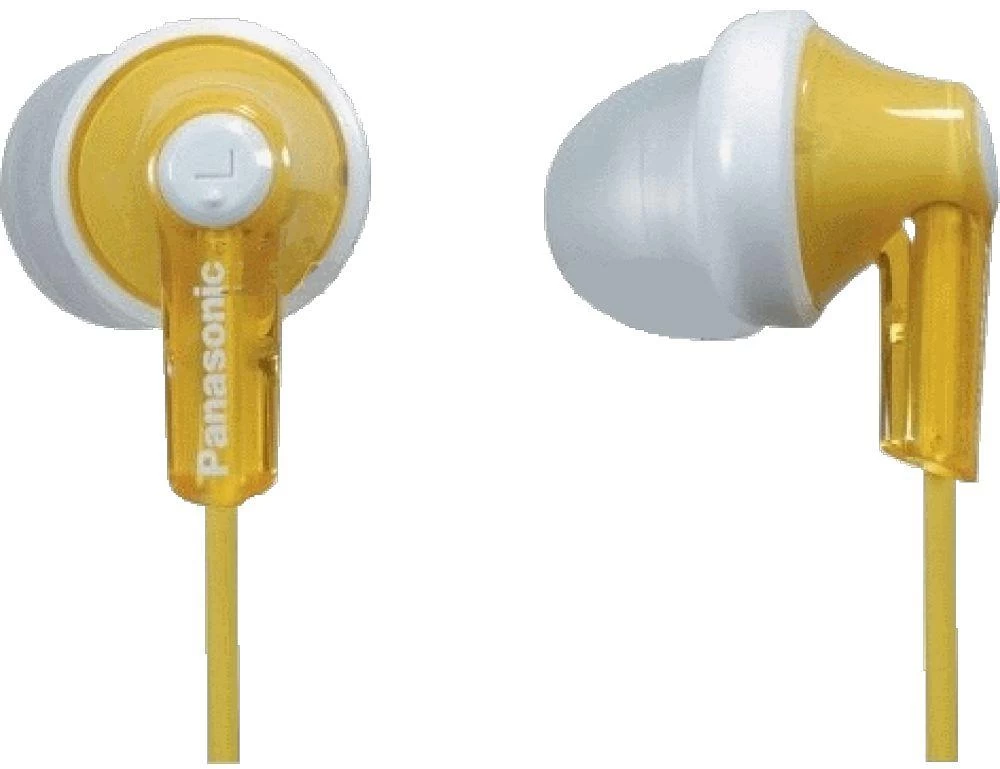 Наушники Panasonic RP-HJE119EE Желтый Проводные / Дом и Офис / Желтый photo 1