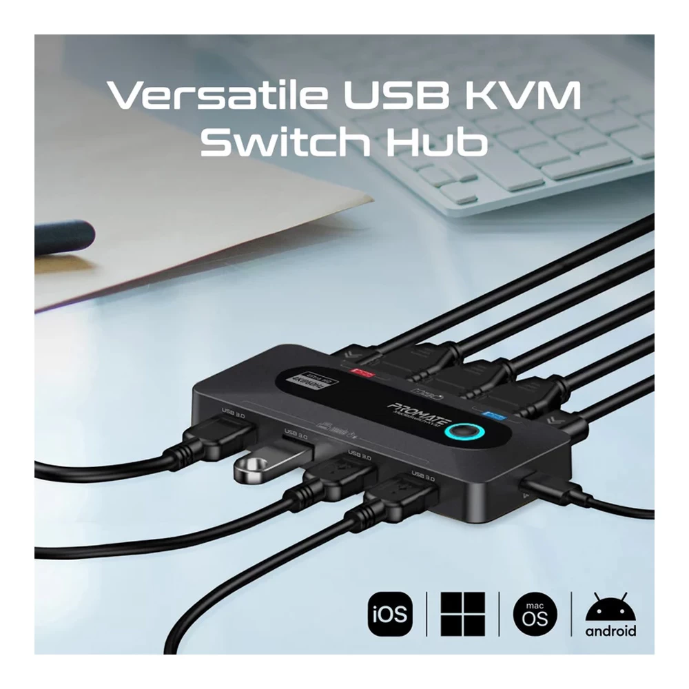 USB Hub Promate Media Switch-KVM photo 2
