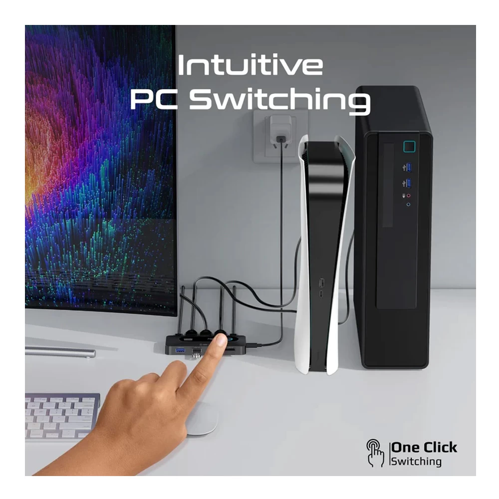 USB Hub Promate Media Switch-KVM photo 4