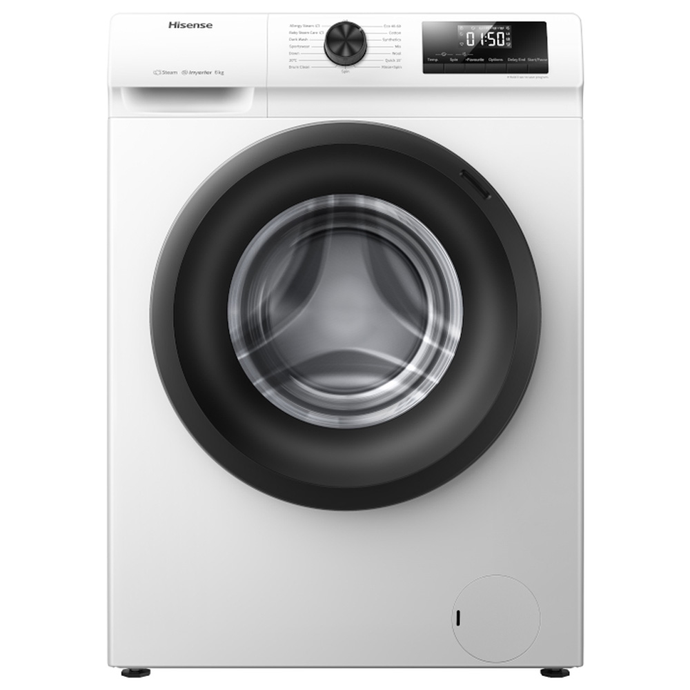 Masina de spalat Hisense WFQP9014EVM 9 kg / 1200 rot/min / C / Alb photo 1 Masina de spalat Hisense WFQP9014EVM 9 kg / 1200 rot/min / C / Alb photo 1