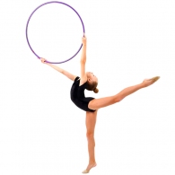 Cerc gimnastic 80 cm Grace Dance Hula-hoop thumbnav 3