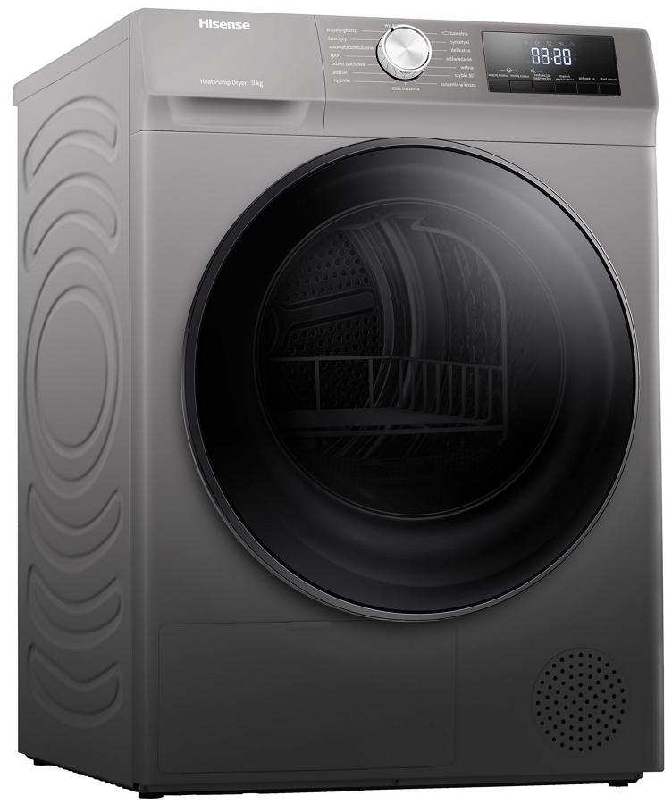 Сушильная машина Hisense DHQA903VT / 9 кг / A+++ / Серый photo 2