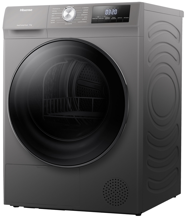 Сушильная машина Hisense DHQA903VT / 9 кг / A+++ / Серый photo 5