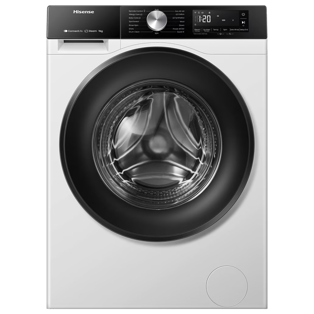 Стиральная машина Hisense WF3S9043BW3 9 кг / 1400 об/мин / A / Белый photo 1