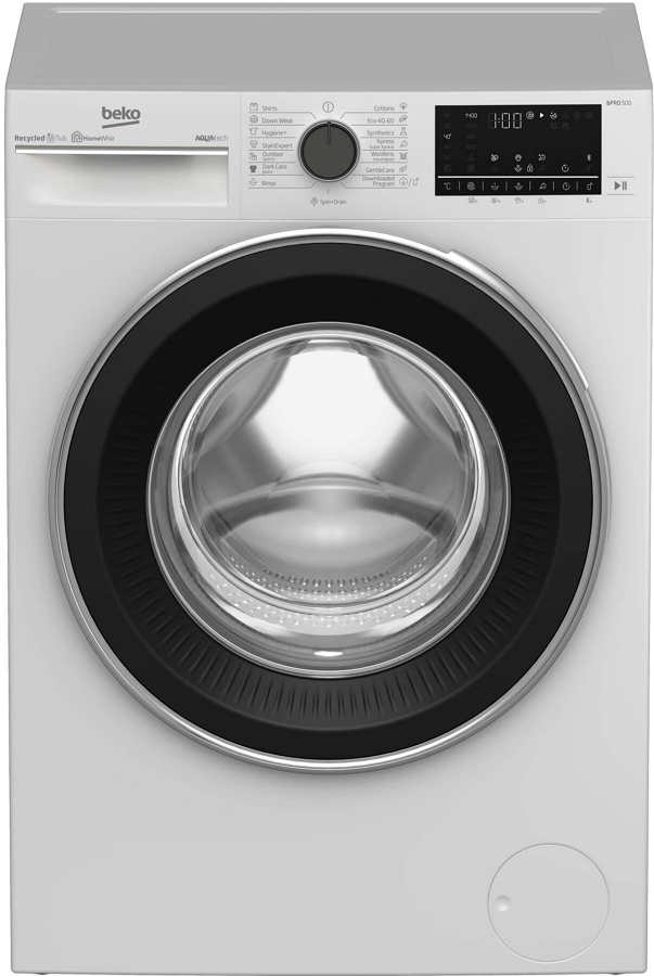 Стиральная машина Beko B5WFU78418WB 8 кг / 1400 об/мин / A / Белый photo 1 Стиральная машина Beko B5WFU78418WB 8 кг / 1400 об/мин / A / Белый photo 1