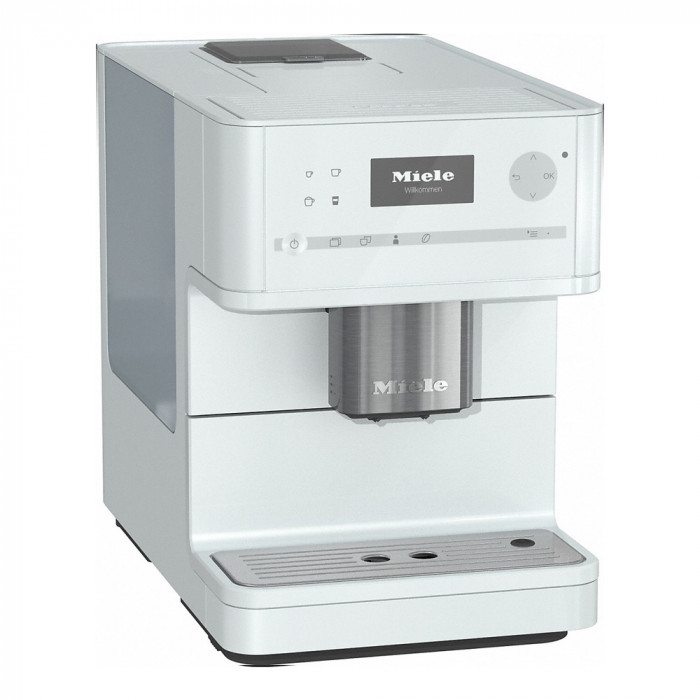 Aparat de cafea Miele CM6150 Lotos white photo Aparat de cafea Miele CM6150 Lotos white photo