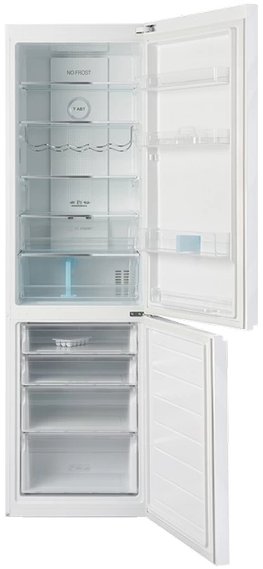 Холодильник двухдверный Haier C2F637CGWG / 386 л / 199.8 см / A+ / Белый photo 2