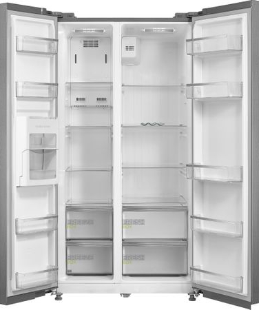 Frigider Side-by-Side Midea SBS689WG / 510 l / 179 cm / A+ / Alb photo 2