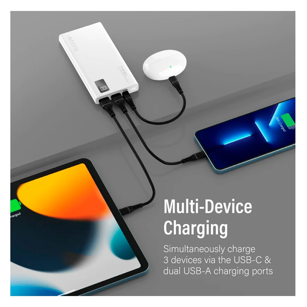 Внешний аккумулятор Promate 10 BOLT-10 Pro White photo 6