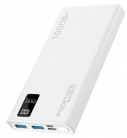 Acumulator extern Promate BOLT-10 Pro White 