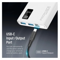 Внешний аккумулятор Promate BOLT-10 Pro White thumbnav 7