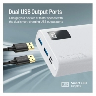 Внешний аккумулятор Promate BOLT-20Pro White thumbnav 9