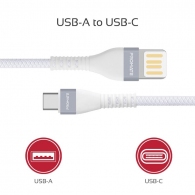 Кабель USB-A - USB Type-C Promate VigoRay-C White thumbnav 3