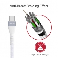 Кабель USB-A - USB Type-C Promate VigoRay-C White thumbnav 4