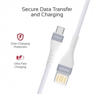 Кабель USB-A - USB Type-C Promate VigoRay-C White thumbnav 5