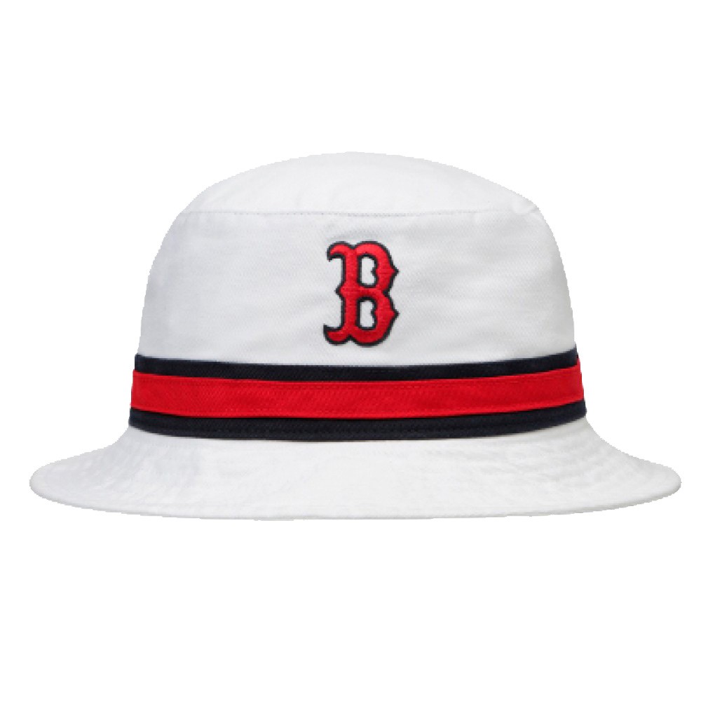 Panama 47 Brand STRIPED BUCKET BOSTON RED SOX photo Panama 47 Brand STRIPED BUCKET BOSTON RED SOX photo