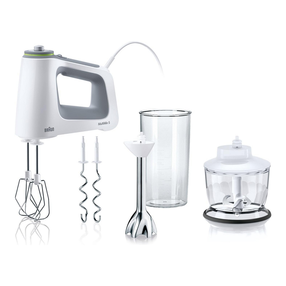 Миксер Ручной Braun HM5137WH / 9 скоростей / Белый photo 1 Миксер Ручной Braun HM5137WH / 9 скоростей / Белый photo 1