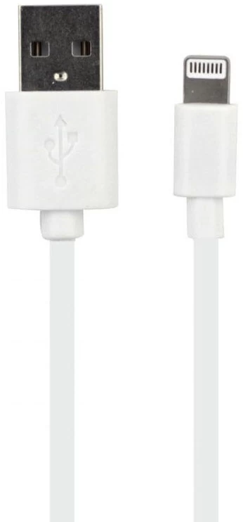 Кабель USB-A - Lightning Helmet HMT-CULBWH 1 /1м /Белый photo 1