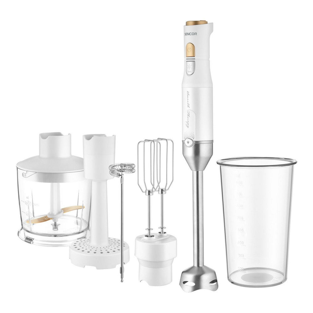 Blender Submersibil Sencor SHB6441WH Alb / 9 viteze / 800 ml photo 1 Blender Submersibil Sencor SHB6441WH Alb / 9 viteze / 800 ml photo 1