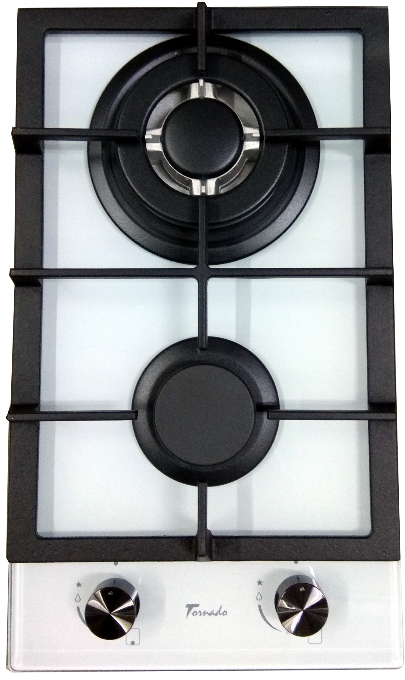 Встраиваемая газовая панель Tornado XFG 3023 WH TURBO Iron Glass photo Встраиваемая газовая панель Tornado XFG 3023 WH TURBO Iron Glass photo
