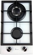Встраиваемая  газовая панель Tornado XFG 3023 WH TURBO Iron Glass thumbnav