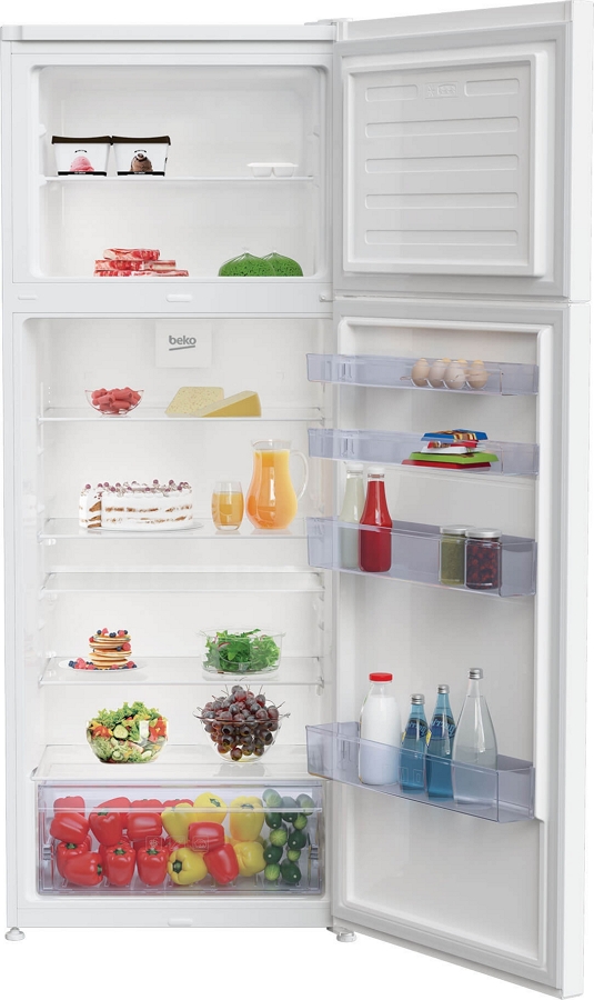 Холодильник двухдверный Beko RDSE465K30WN / 437 л / 185 см / F / Белый photo 2
