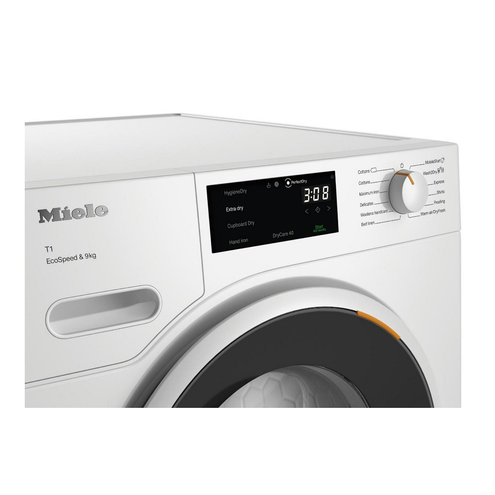 Masina de uscat rufe Miele TWD640WP / 9 kg / A+++ / Alb photo 3