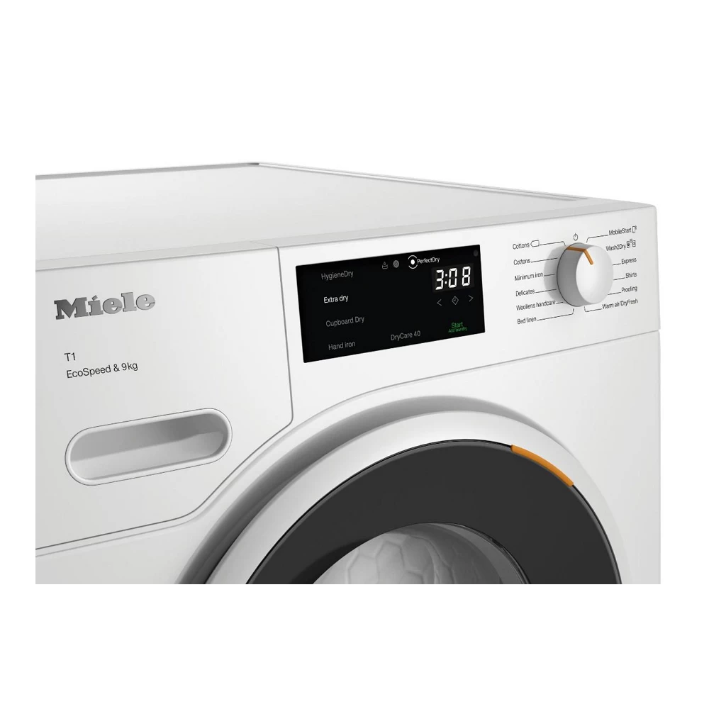 Сушильная машина Miele TWD640WP / 9 кг / A+++ / Белый photo 3