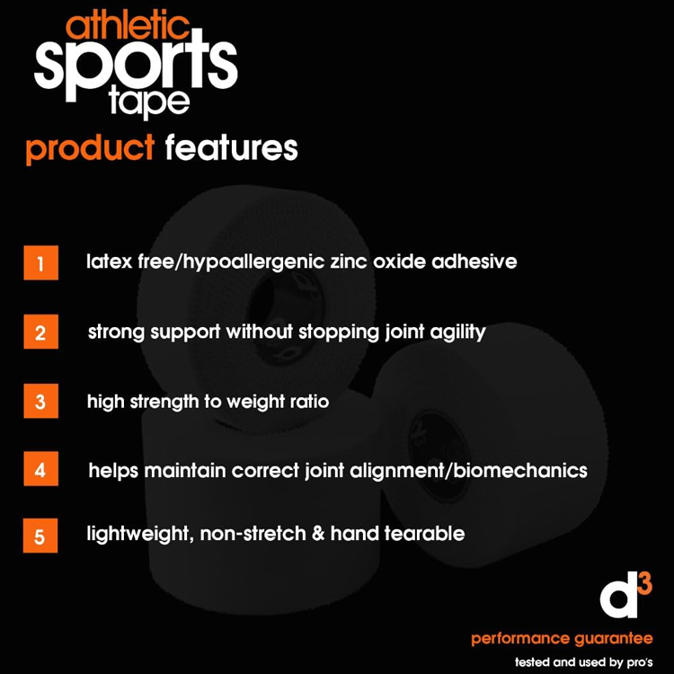 Banda sport d3 AST Athletic Strapping 25+12.5mm DualPK photo 4
