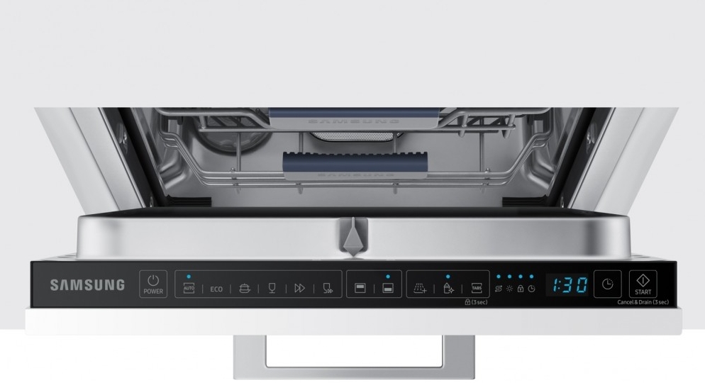 Посудомоечная машина встраиваемая Samsung DW50R4070BBWT Серебристый /10 Комплектов /Узкая photo 3