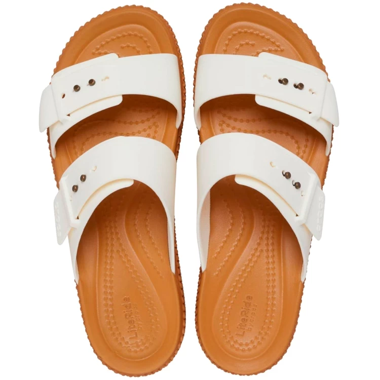 Сандали Crocs Brooklyn / Женский / 37-38 / Коричневый/белый photo 4