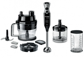Blender Bosch MSM671X0, 800 ml, 750 W, 12 trepte viteza, Negru cu inox 